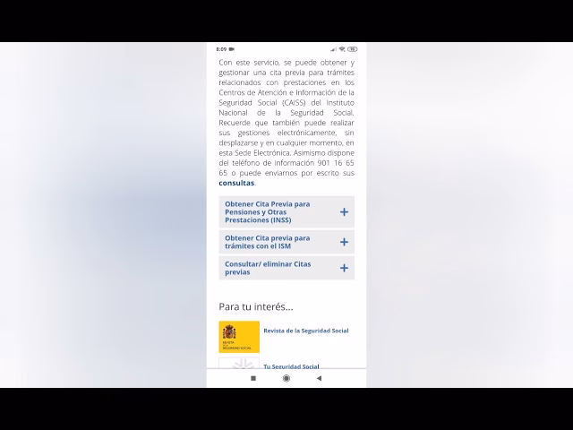 ¿Cómo saber cuando fue estipulada la cita por ante la Seguridad Social?