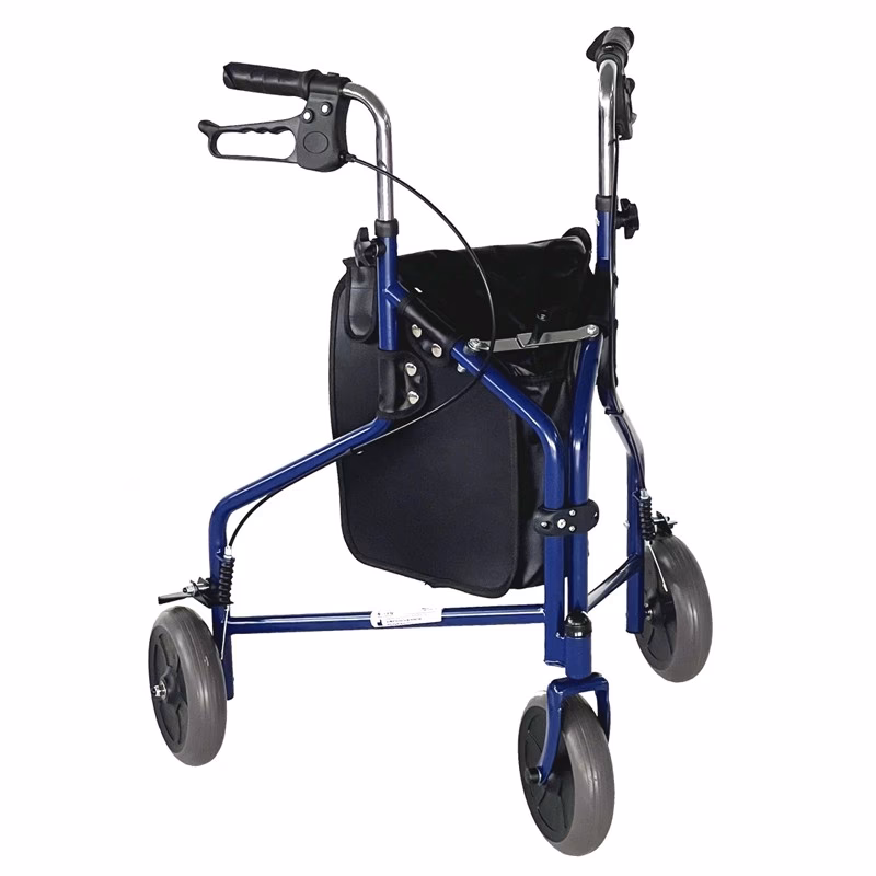 ¿Qué son los caminadores con dos ruedas delanteras?