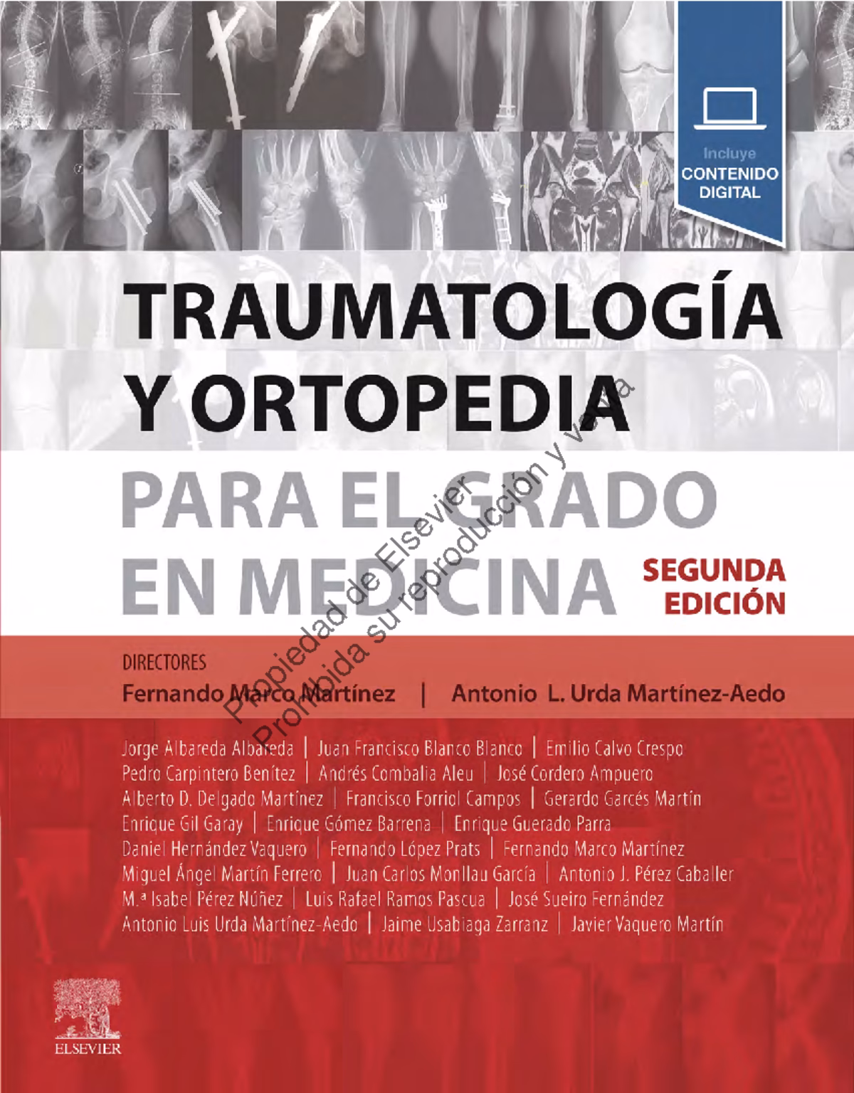 ¿Cuáles son los contenidos de la publicación ortop y traumatol?