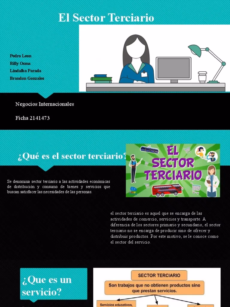 ¿Cuáles son las actividades del sector terciario?