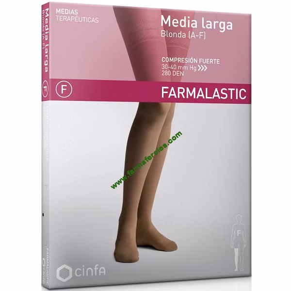 ¿Cuánto mide una rodillera Farmalastic?