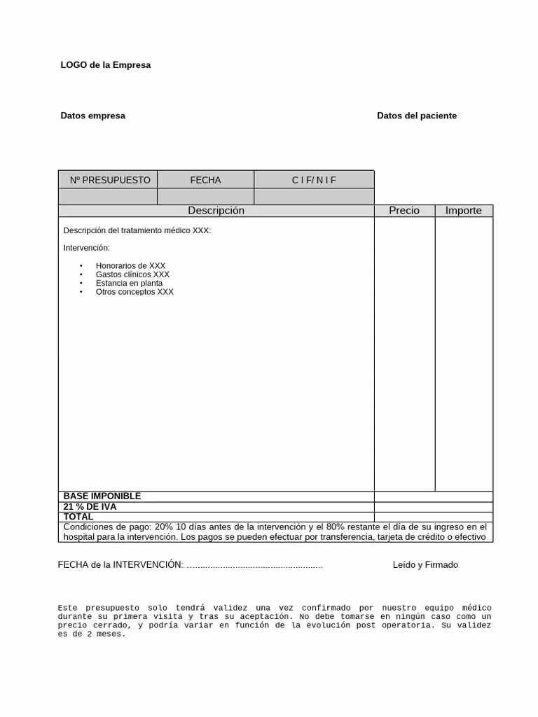 ¿Qué debe reflejar un buen diseño y estructura en la plantilla del presupuesto?