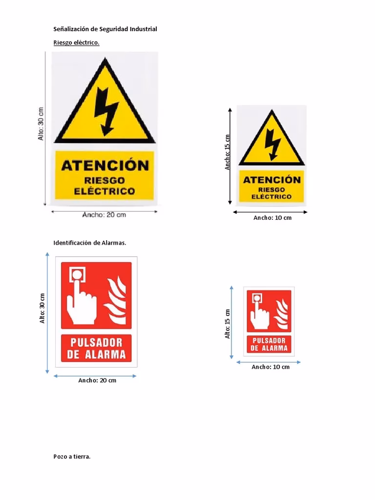 ¿Cuáles son las disposiciones mínimas de señalización de seguridad y Salud en el trabajo?