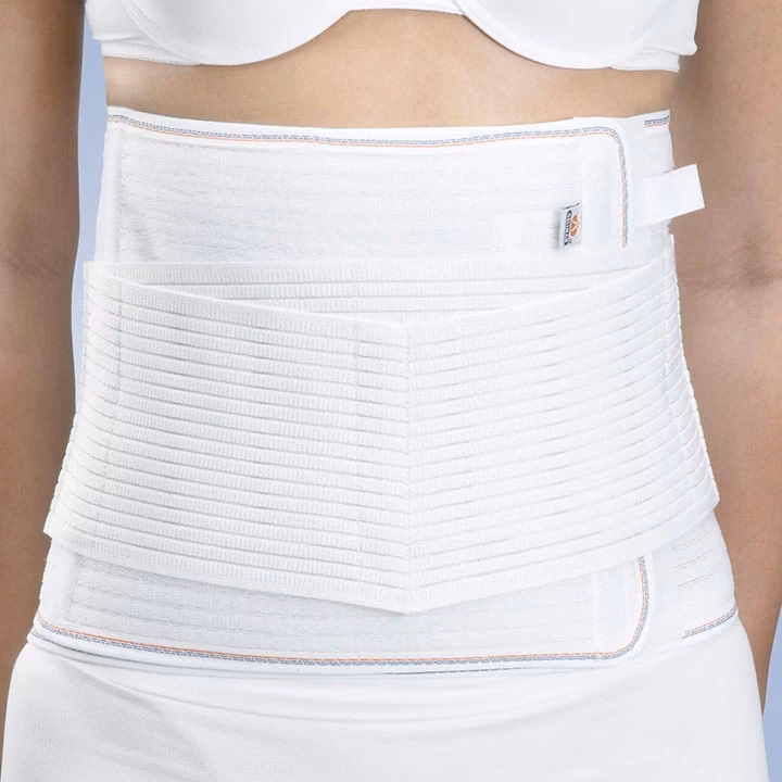 ¿Qué características tiene la faja post operatoria hernia umbilical?