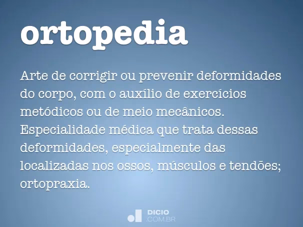 ¿Cuál es el origen de la orthopédie?