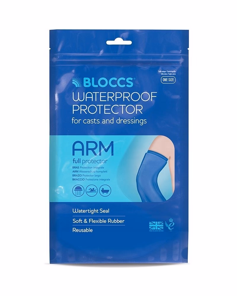 ¿Cuáles son las tallas de protectores de escayola?