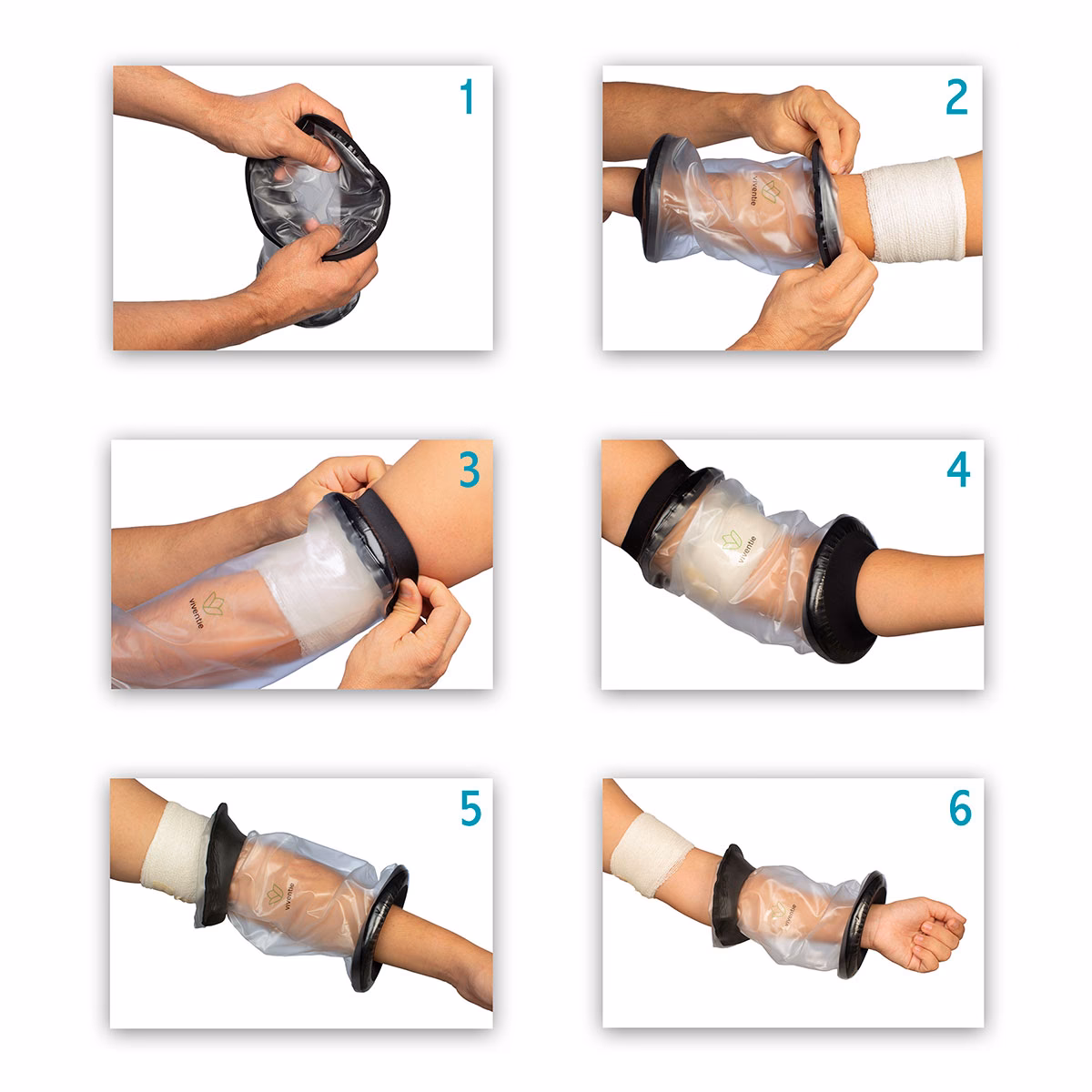 ¿Cómo se coloca el protector drypro en el PICC?